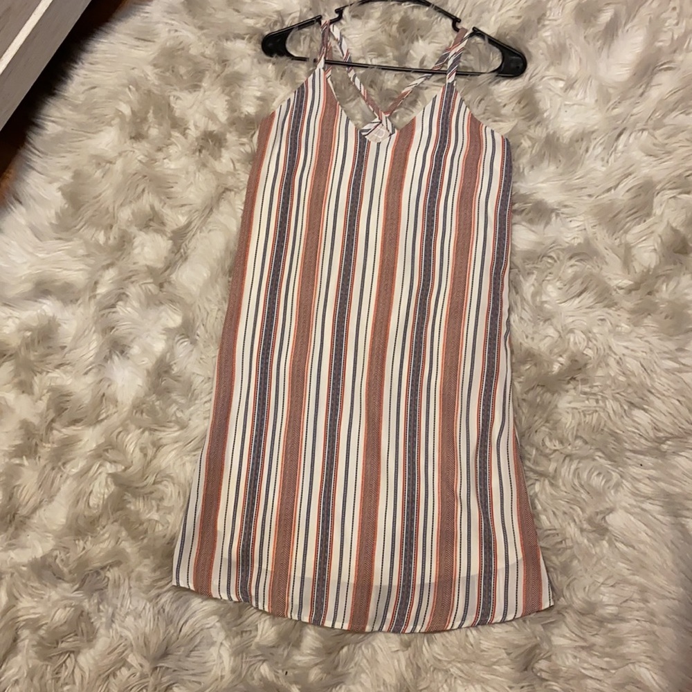 NWT stripped dress from maurices